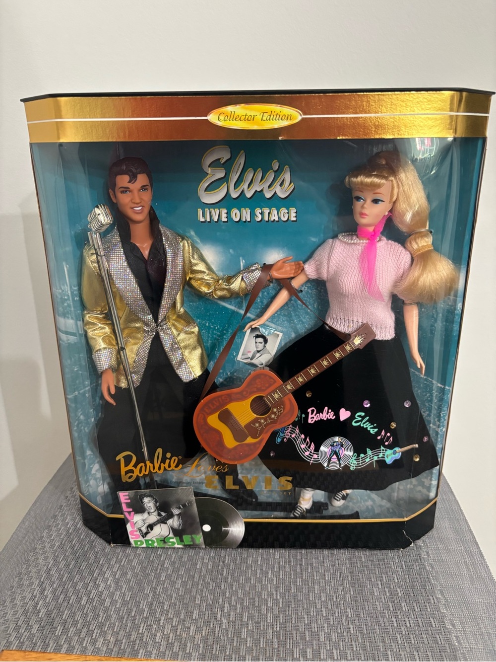 Mattel Barbie & Elvis Live On Stage Doll Set - Gold, Pink, Black